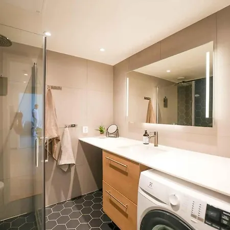 Eksklusiv Med Fin Takterrasse I Bjorvika 아파트 오슬로