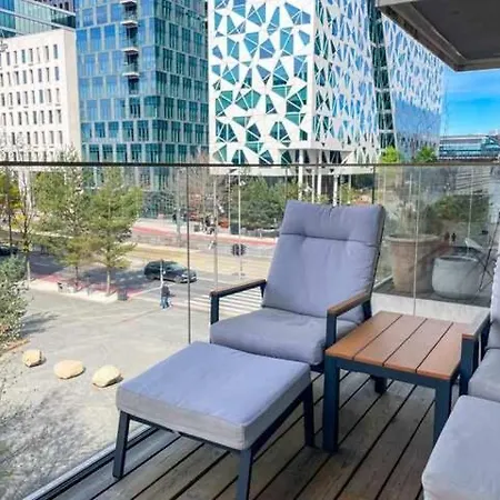 Eksklusiv Med Fin Takterrasse I Bjorvika Appartement *