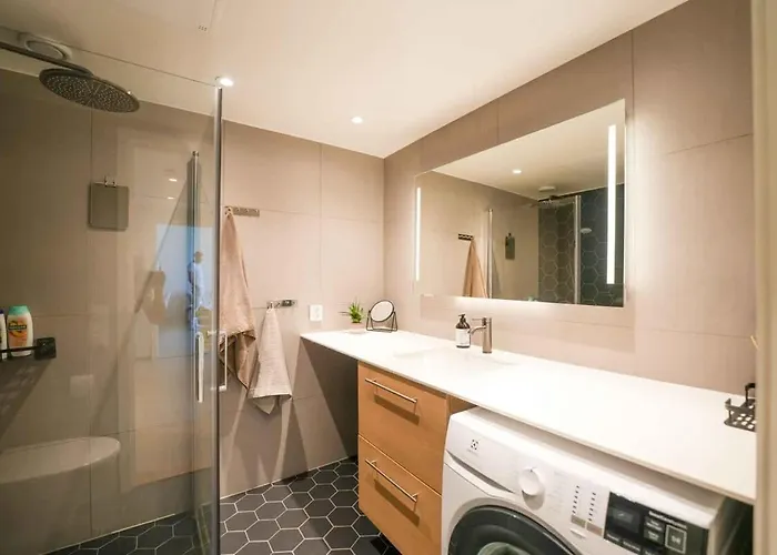 Eksklusiv Med Fin Takterrasse I Bjorvika 아파트 오슬로