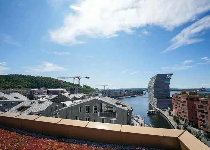 Eksklusiv Med Fin Takterrasse I Bjorvika Appartement Oslo